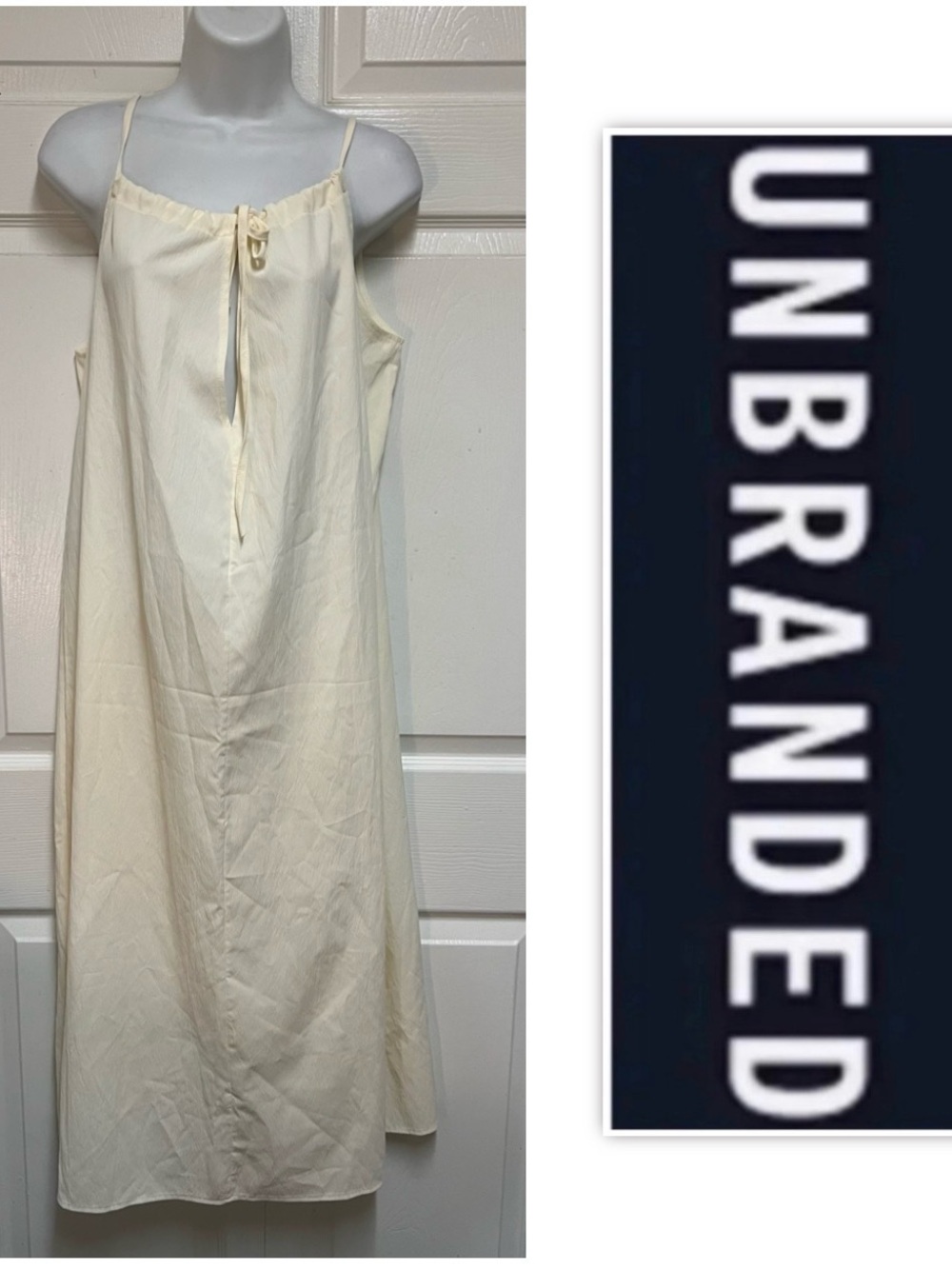 UNBRANDED Ivory Maxi Dress